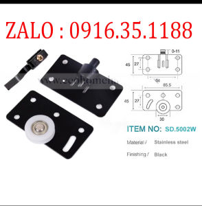 Bánh xe cửa lùa hệ EI trục bi