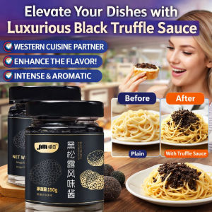 Wild Black Truffle Sauce 100% Pure Natural Truffle Paste Gourmet Cooking Sauce Condiment Premium Quality Authentic Flavor