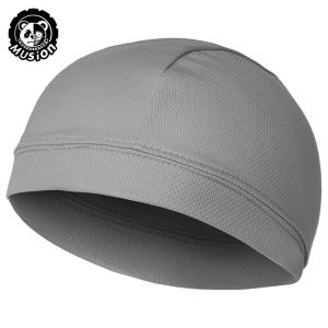 Musion 10K Vents Skull Cap Beanie Bonnet for Men Sweat Absorbent Under Helmet Moisture Wicking Cycling Cap for Rider