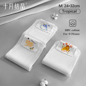 TEN-M JOURNEY 3Pcs Baby Back Towel with 100% Cotton Sweat Absorber for Children Toddler Kids