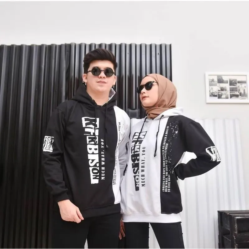 Baju hoodie couple sale