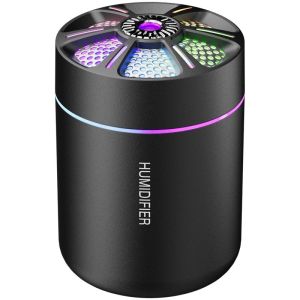 Portable Air Humidifier Aroma Diffuser 180Ml Usb Powered Car Home Mist Maker 7 Color Night Light