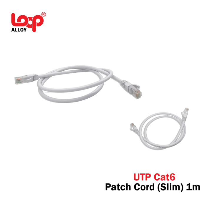 LOOP ALLOY PATCH CORD FOR RJ45 1 MTR. | Lazada PH