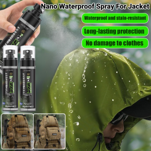 Long Lasting Nano Waterproof Spray For Jacket Effective Fabric Stain Resistant Protector Waterproofing Spray (Water Repellent)