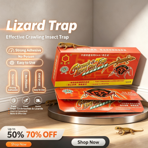 Japanese Cockroach and Lizard Trap Lizard Killer Sticker Adhesive Catcher Green Killer (Pest Control)