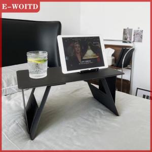 FUJIAS3 โต๊ะพับแล็ปท็อปทำงานขนาดเล็กพกพาได้คอมพิวเตอร์โน๊ตบุ๊คแบบพกพารถห้องนั่งเล่นโซฟาเตียงเครื่องมืออ่านหนังสือเล่นทีวีพีซี