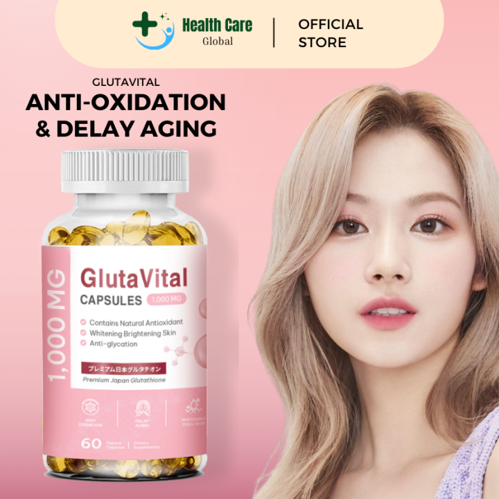 PREMIUM JAPAN GLUTATHIONE CAPSULES 60 PCS Legit Skin Whitening Anti ...