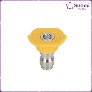 Suomi Stainless Steel Quick Connect Pressure Washer Nozzle 0 15 25 40 64 Degree Nozzles