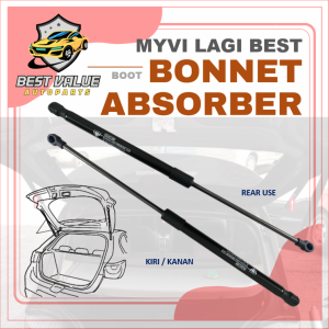 PERODUA MYVI LAGI BEST REAR BONNET DAMPER BOOT ABSORBER GAS SPRING SET TAILGATE PENYERAP BONNET BELAKANG BOOT KIRI KANAN