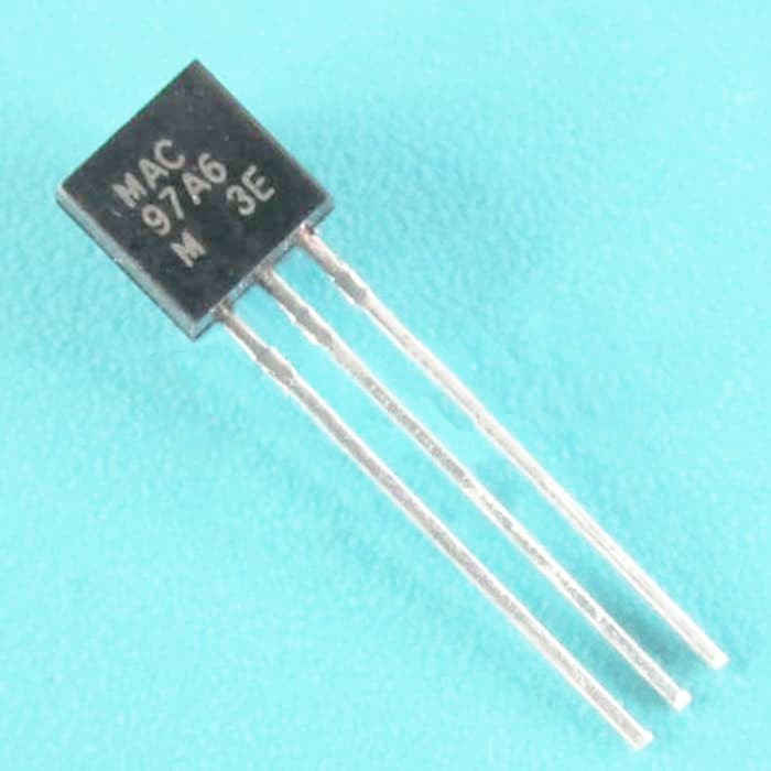 5 Pezzi TRIAC MAC97A6 &ndash; 400V 600mA TO-92 &ndash; Componenti Elettronici, Spedizione Dall'Italia