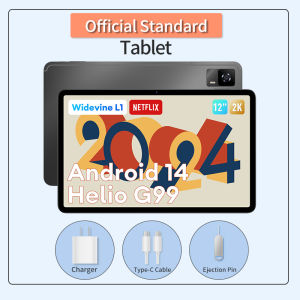 Headwolf HPad6 12 inch แท็บเล็ต Android 14 Octa-core ซีพียู G99 8GB (+12GB) หน่วยความจำ 256GB UFS2.2 แท็บเล็ต สนับสนุน Widevine L1 Netflix 8800 mAh