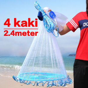 10 Feet Flying disc weight chain fishing net with Flying Disc and Chain Weights Magic Pro Cast Net Fishing