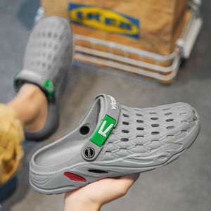 Sandal mùa hè giảm Giá đế mềm da kín nước Dép thời trang xu hướng giày cho nam giới