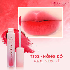 Son tint ROSY STARS 2023 bóng mềm mô lâu trôi _Màu Gạch Trầm