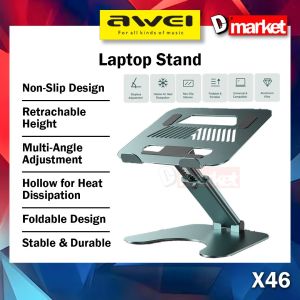 Awei X25 Laptop Stand Flexible Holder Laptop Holder Desktop Stand Folding Tablet Holder Awei Stand
