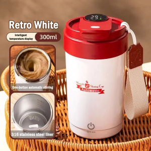 【KONKA】Mixing Cup Intelligent Temperature Display Mixing Cup Lazy Coffee Mixing Cup Fully Automatic Magnetic Electric Stirring保温杯 搅拌杯