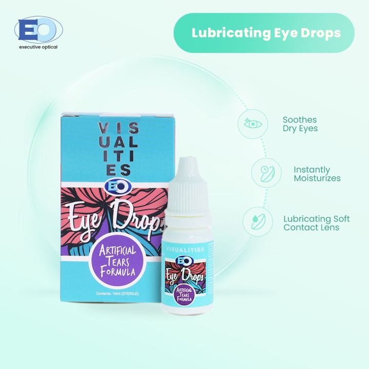 EO Visualities Eye Drops Artificial Tears Formula 10ml | Lazada PH