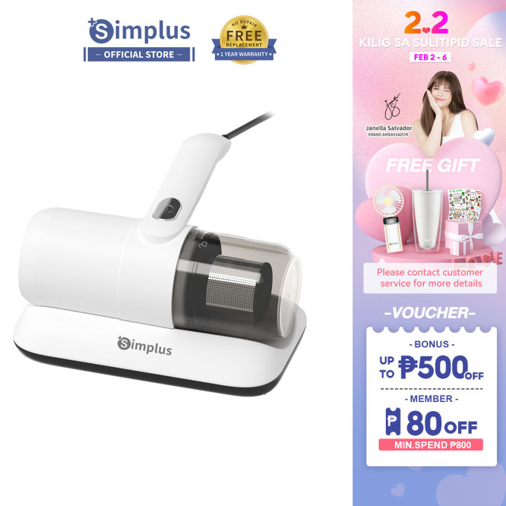 Simplus Dust Mite Vacuum Cleaners Mite Removal AntiAllergy Mite Removal for Bed Sofa Car