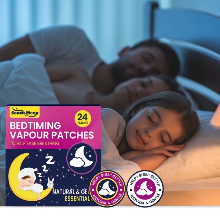 South Moon 24 Patch Bed Timing Vapor Patches to Help Ease Breathing