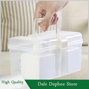 [Dale Dephne] กล่องเก็บหน้ากากพร้อมหูหิ้วกล่องเก็บของที่เก็บของจิปาถะกันฝุ่นกันน้ำได้