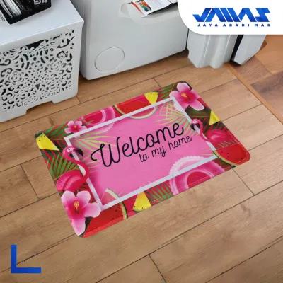 Keset Bludru 40x60 Cm - Motif Karakter Lucu Tebal Halus Anti Slip
