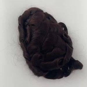 Swiss net OCT front lace invisible natural hairline 100% Human Hair Man Toupee Natural Looking Straight Wig Remy Human Natural Hair Men Toupee Invisible Knots