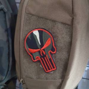 Tec40 Velcro Patch อาร์ม Bad Skull UNIT 01 ตีนตุ๊กแก ไรท์สาระกับครูแว่น Tec40store