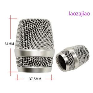 laozajiao Microphone Grill Head Microphone Grille Ball Head Cover Parts Accessory Replacement Metal Microphone Mesh Head DIY Parts Accessory For Shure beta58a