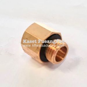 ข้อต่อสายยางพ่นยาเข้ามือบีบ เกลียวนอก1/4 / เกลียวใน3/8