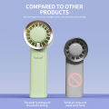 ZOLURA F60 Mini Portable Hand Fan USB Rechargeable Personal Battery Operated Small Pocket Fan For Travel Outdoor. 