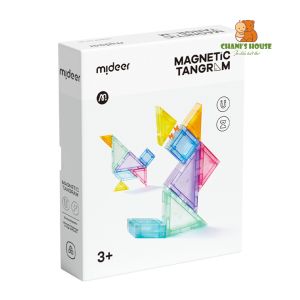 ĐỒ CHƠI TANGRAM NAM CHÂM MIDEER XẾP HÌNH SÁNG TẠO CHO BÉ