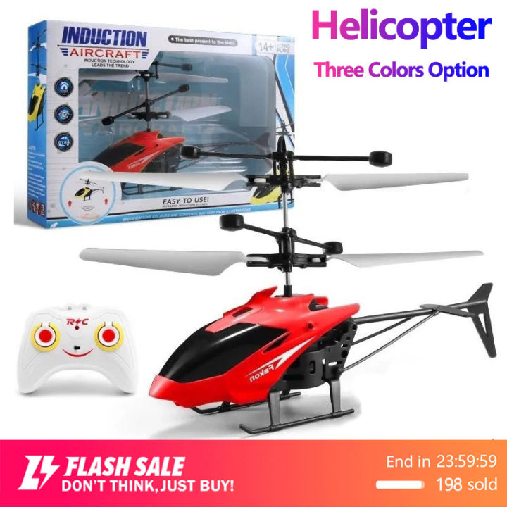 Stock COD Original Airplane Toys Remote Control RC Helicopter Toy For Kids Boys Infrared Sensor Suspension Induction airplane LED Light Aircraft Gyro Drone Flying Toys for Adult Kids Boy Girl