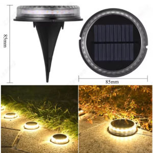 Solar Led Ground Light Waterproof Outdoor Garden Lamp Auto On Off Walkway Pathway Yard Patio