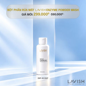 [Date: 9/2027] Bột Phấn Rửa Mặt Lavish Enzyme Powder LAVISH ENZYME POWDER WASH