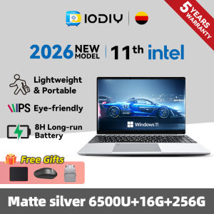 DIODIY Laptop Original HD Gaming Office Laptop Intel Core 6100U 16G DDR4 RAM 512G SSD 15.6-inch Business Laptop