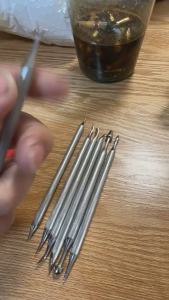 btnx 316L stainless steel leather embossed plastic tool kit 7pcs leather modeling tool kit modeling point Stylus Spoon 5B9Z4