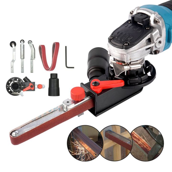 DIY M10/M14 Sanding Belt Adapter Electric Angle Grinder to Belt Sander