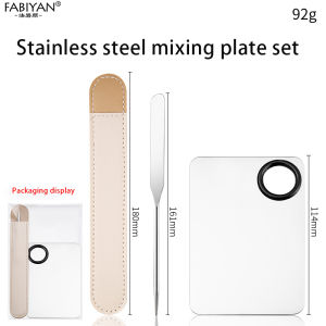 Makeup Spatula Mixing Palette Stainless Steel Nail Beauty Makeup Mixing Stick Take Glue Stick Nail Polish Glue Color Mixing Stick Foundation Spatula