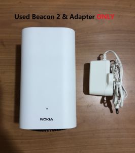 [ Used Unit ! ] Nokia WiFi Beacon 2 - WiFi 6 Mesh Home Network Router - Mesh System Router - AX1800