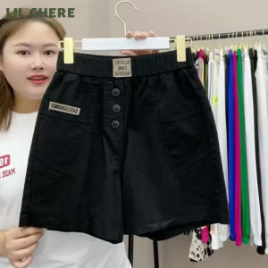 LIL CHERE Cotton Shorts for Women High Waisted Shorts Five-point Sweatpants