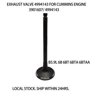 A SET OF 6PCS EXHAUST VALVE 4994143 3901607 3920868 3901608 FOR CUMMINS ENGINE