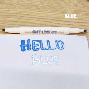 OUTLINE PULPEN GLITTER HIGHLIGHTER | STABILLO GLITTER | PEN SPIDOL GLITTER 2 SISI | PULPEN LUKISAN KALIGRAFI | CALLIGRAPHY DIARY PEN GIFT | DUAL NIB STABILO SPIDOL MSS