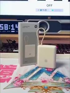 [In Stock] Xiaomi 33W 3C Certified  10000mAh(Built-in Cable) Pocket Version Fast Charging  充电宝