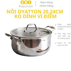 Nồi canh inox không dính vi điểm OYATTON Nồi canh inox liền khối không dính vi điểm Oyatton