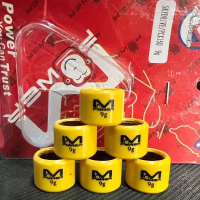 M.POWER Flyball 6PCS For CLICK / SKYDRIVE / PCX / ADV (9G/10G/11G/12G/13G/14G/15G/16G/17G/18G/19G) Glod