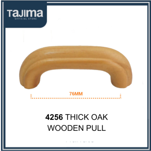 Elegant Vintage Style Thick Oak Wood Drawer Pull Handle 4256 - New
