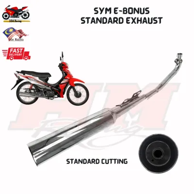 OEM SYM E BONUS E-BONUS / BONUS / BONUS110 - STD EXHAUST PIPE ASSY STANDARD SIZE CUTTING