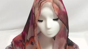 Hot Selling Watercolor Painting Series Modal Cotton Shawl Satin Printed Scarf Ethnic Headscarf Women Scarf [ Free Shipping ]