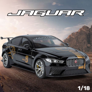 1:18 Scale Jaguar XE SV Porject 8 Alloy Car Model Diecast Car Sound Light Car Lovers Collection Kids Birthday Gift Metal Boys Toys