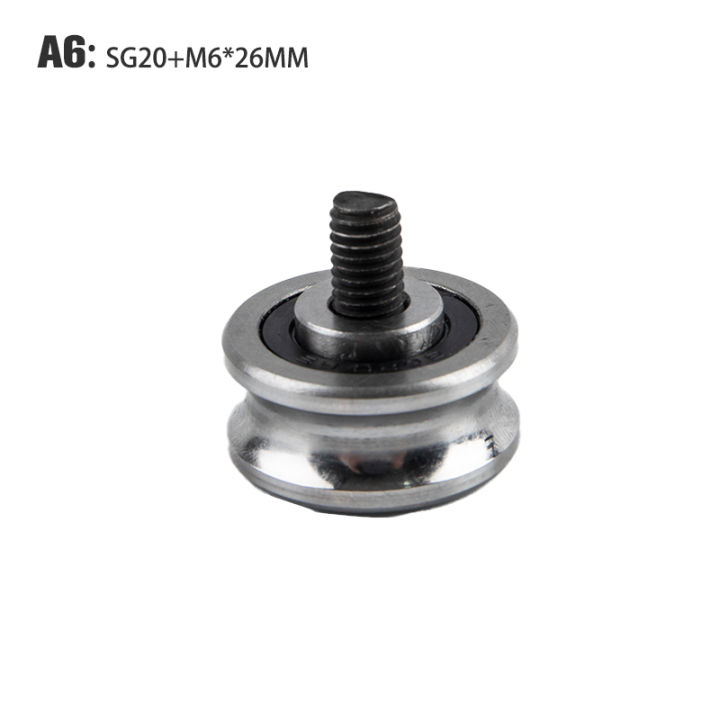 HFFxvcq1 Ròng rọc thép trục vít sg15 sg20 sg25 sg66 + M5 M6 M8 Con lăn ...